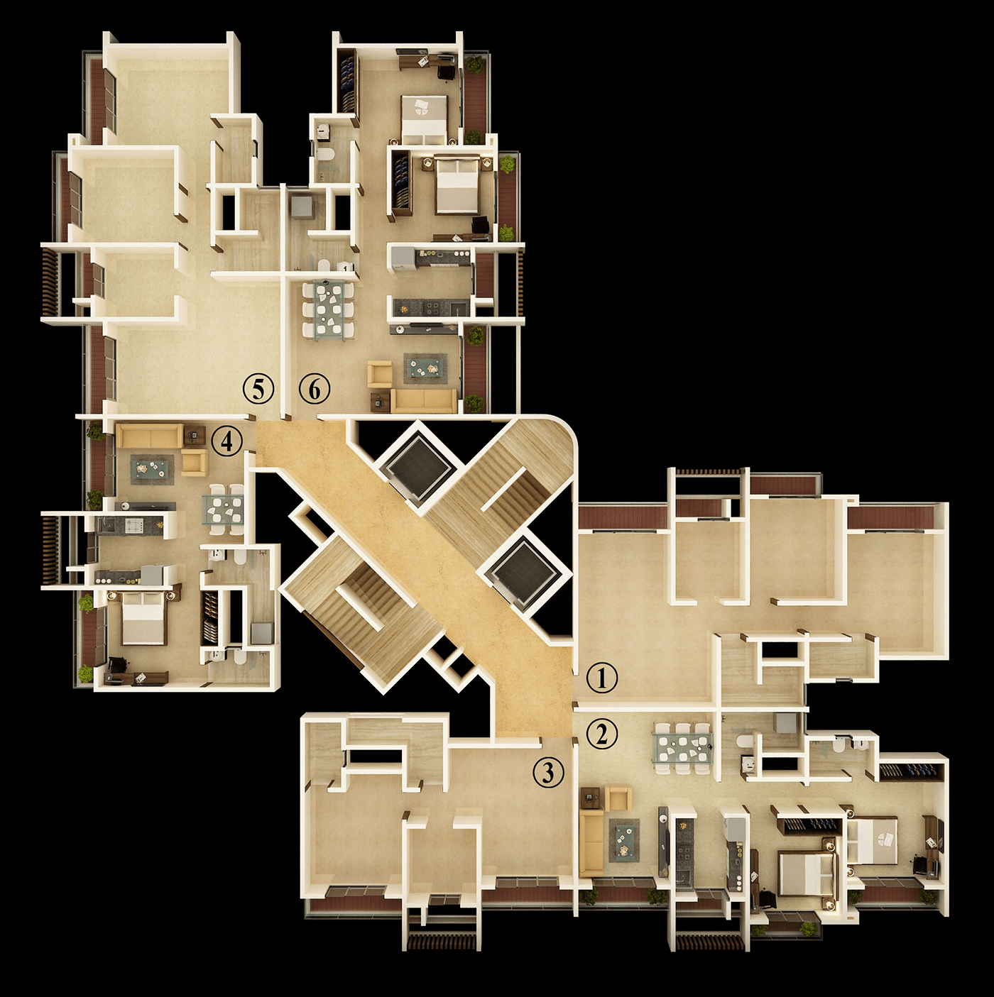 Unique Greens Floor Plan 3